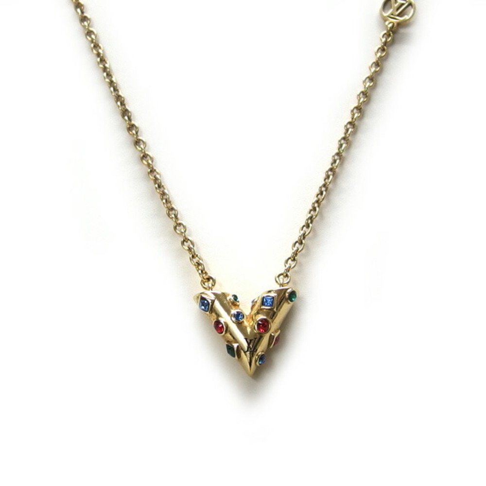 LOUIS VUITTON Gold Necklace - Picture 2 of 11